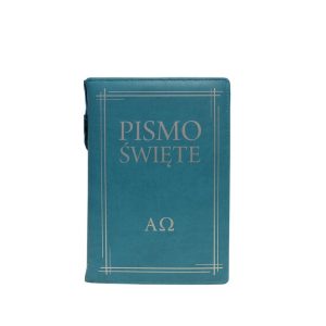 Pismo Święte w etui turkus