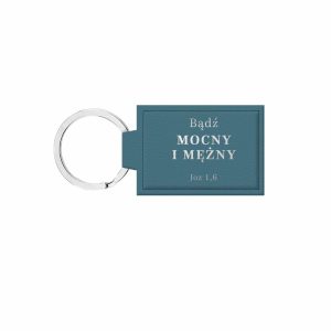 Brelok skórzany – Bądź mocny i mężny