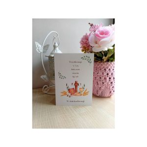 Kartka w dniu konfirmacji – Biblia