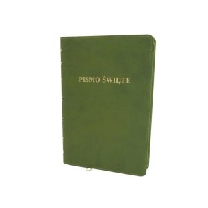 Biblia Warszawska TB zieleń, zamek 42139