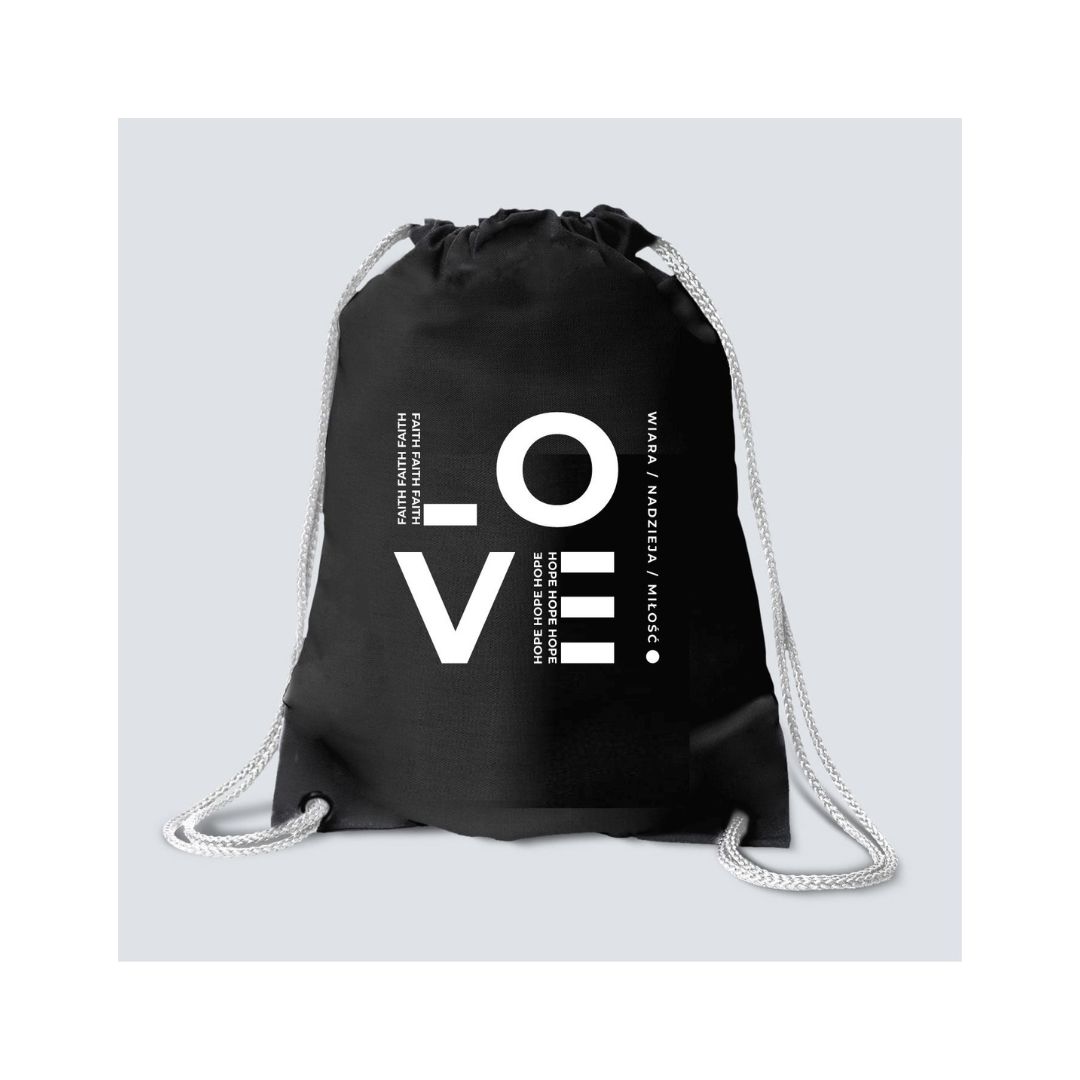 Worek z nadrukiem – LOVE