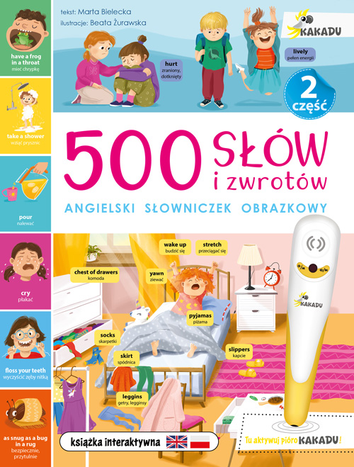 500 słów i zwrotów -angielski słowniczek obrazkowy/cz.2