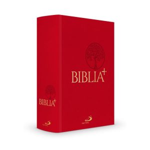 Biblia Plus – płótno czerwona