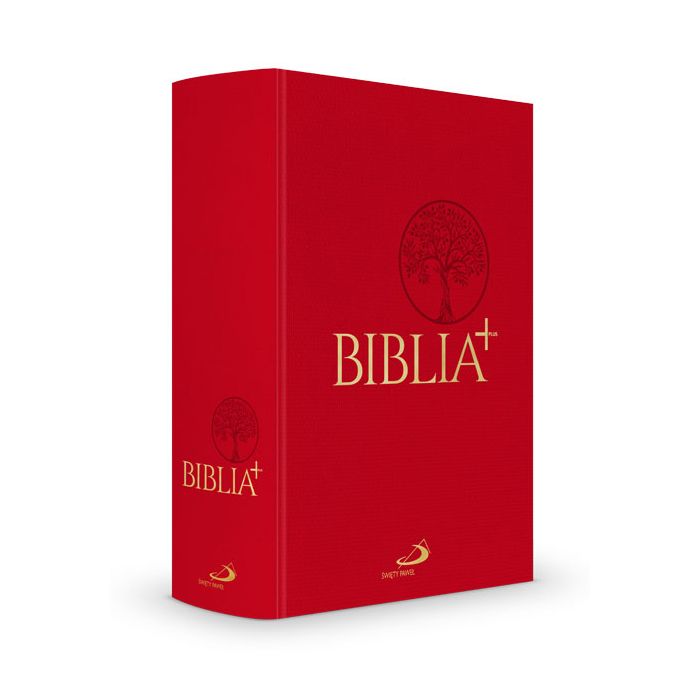 Biblia Plus – płótno czerwona