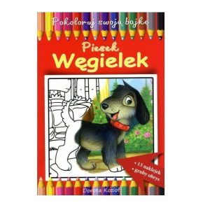 Pokoloruj swoją bajkę – Piesek Węgielek