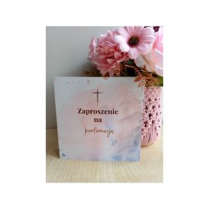 Zaproszenie na konfirmację – Krzyż