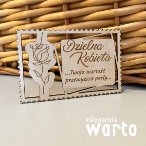 magnes Dzielna kobieta róża